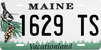 ME license plate 1629TS