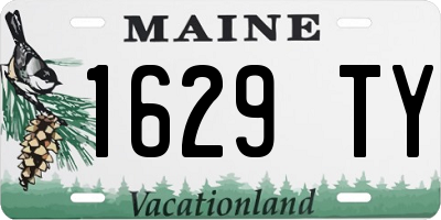 ME license plate 1629TY