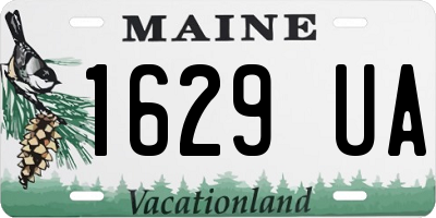ME license plate 1629UA