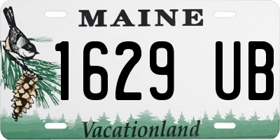 ME license plate 1629UB