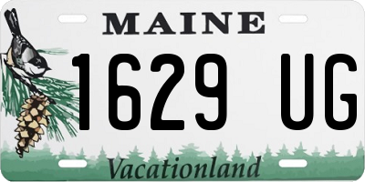 ME license plate 1629UG