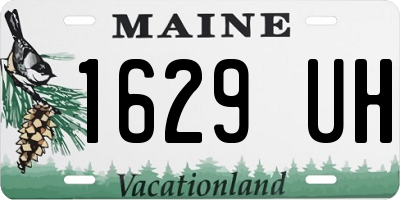 ME license plate 1629UH