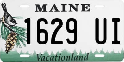 ME license plate 1629UI