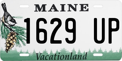 ME license plate 1629UP