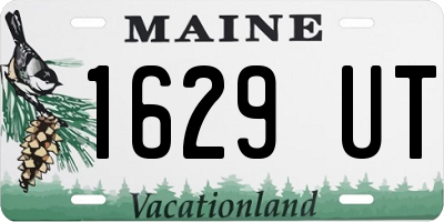 ME license plate 1629UT