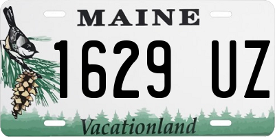 ME license plate 1629UZ