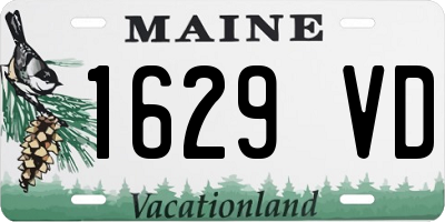 ME license plate 1629VD