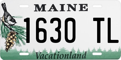 ME license plate 1630TL