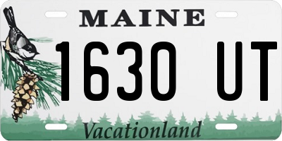 ME license plate 1630UT