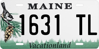 ME license plate 1631TL