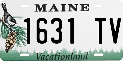 ME license plate 1631TV