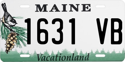 ME license plate 1631VB
