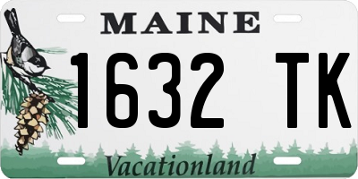 ME license plate 1632TK
