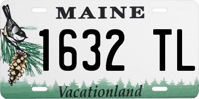 ME license plate 1632TL