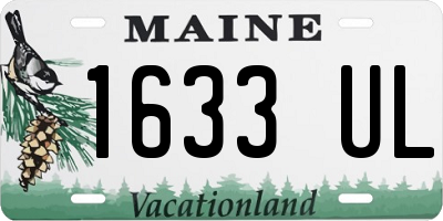 ME license plate 1633UL