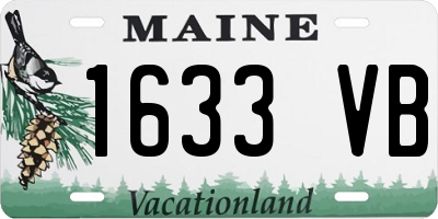 ME license plate 1633VB