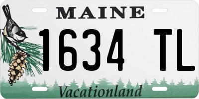 ME license plate 1634TL