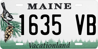 ME license plate 1635VB