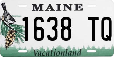 ME license plate 1638TQ