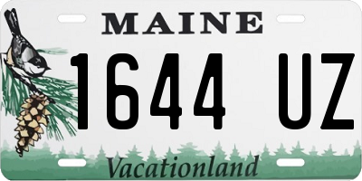 ME license plate 1644UZ