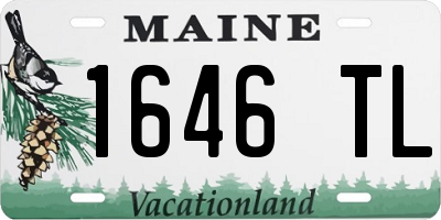 ME license plate 1646TL