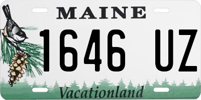 ME license plate 1646UZ