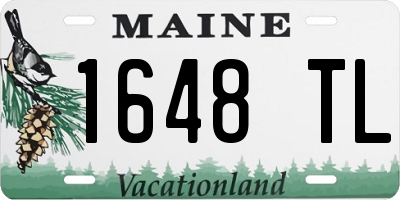 ME license plate 1648TL