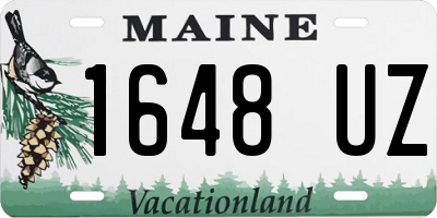 ME license plate 1648UZ