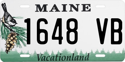 ME license plate 1648VB