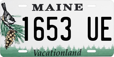 ME license plate 1653UE