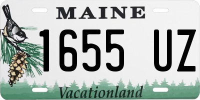 ME license plate 1655UZ