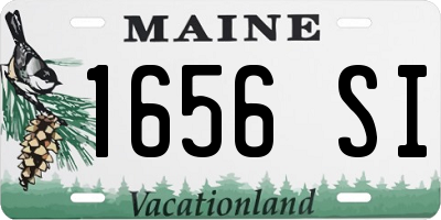 ME license plate 1656SI