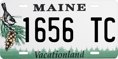 ME license plate 1656TC