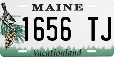ME license plate 1656TJ