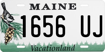 ME license plate 1656UJ