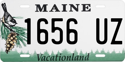 ME license plate 1656UZ