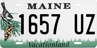 ME license plate 1657UZ