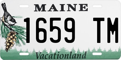 ME license plate 1659TM