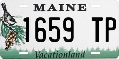 ME license plate 1659TP