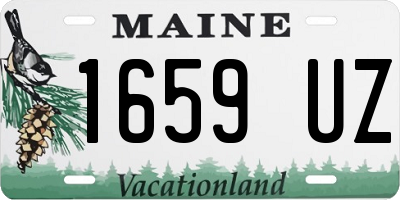 ME license plate 1659UZ