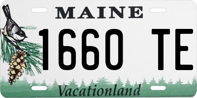 ME license plate 1660TE