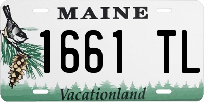 ME license plate 1661TL