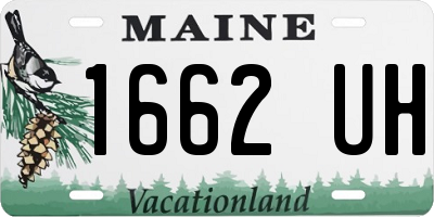 ME license plate 1662UH