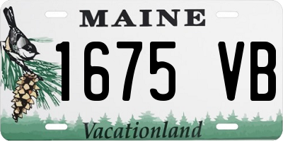 ME license plate 1675VB