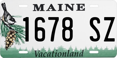 ME license plate 1678SZ