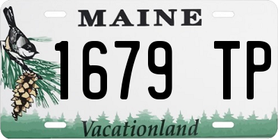 ME license plate 1679TP