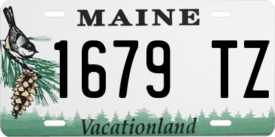ME license plate 1679TZ