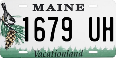 ME license plate 1679UH