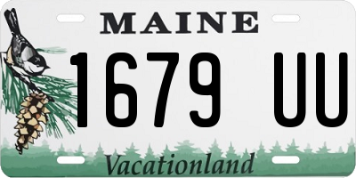 ME license plate 1679UU