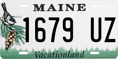 ME license plate 1679UZ